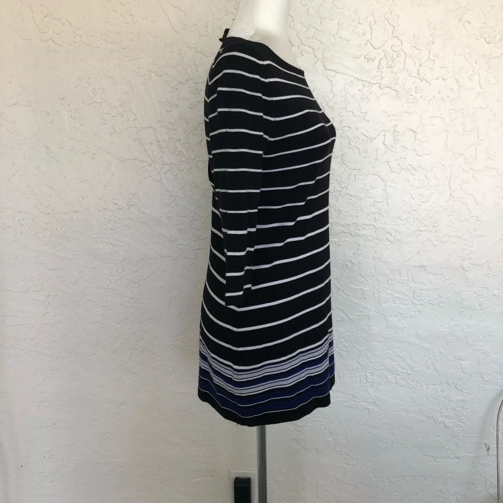 White House Black Market Nautical Stripe Tunic Sweater XS